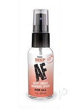 Deep AF Deep Throat Numbing Spray 1oz - Peach