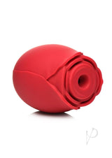 Bloomgasm Mystic Rose Rechargeable Silicone Sucking and Vibrating Clitoral Stimulator - Red