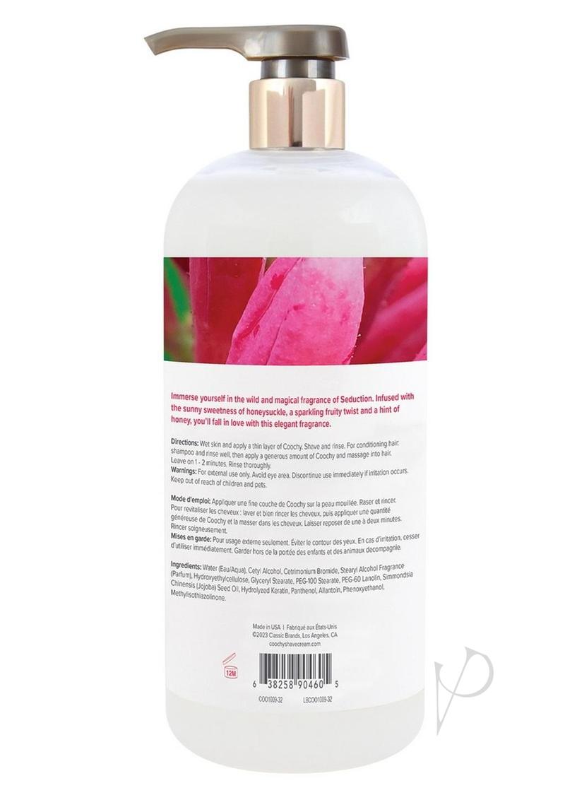 Coochy Shave Cream Seduction Honeysuckle/Citrus 32oz