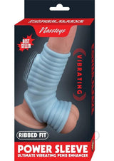 Vibrating Power Sleeve Ribbed Fit - Blue