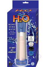 H2O Rechargeable Penis Pump - Blue