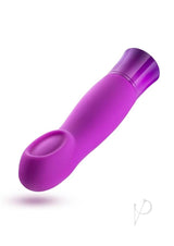 Oh My Gem Charm Rechargeable Silicone Vibrator - Amethyst Purple