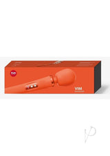 Vim Massager Silicone Body Wand - Sunrise Orange