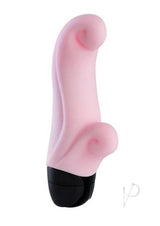 Ocean Silicone Deluxe Rabbit Vibrator with Clitoral Stimulator -  Baby Rose Pink