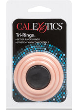 Tri Rings Cock Ring Set (3 Piece Set) - Vanilla