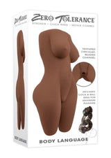 Zero Tolerance Body Language Stroker - Chocolate