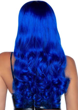 Leg Avenue Misfit Long Wavy Bang Wig - OS - Blue