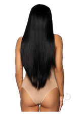 Leg Avenue Long Straight 33 Center Part Wig - OS - Black
