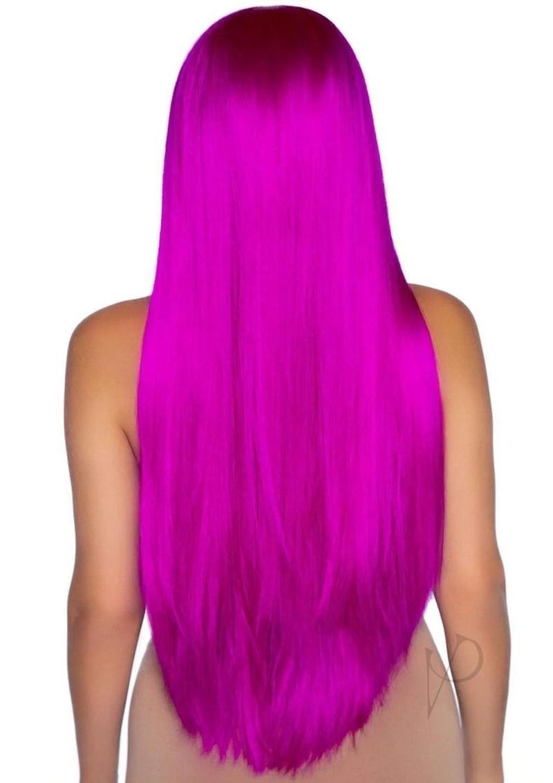 Leg Avenue Long Straight 33 Center Part Wig - OS - Raspberry
