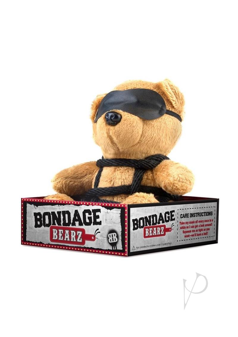 Bondage Bearz Bound Up Billy Stuffed Animal - Brown/Black