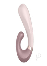 Satisfyer Heat Wave Silicone Warming Rabbit Vibrator - Mauve