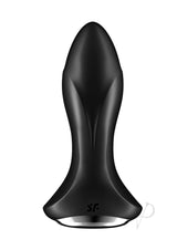 Satisfyer Rotator Plug 1+ Silicone Vibrating Anal Stimulator - Black