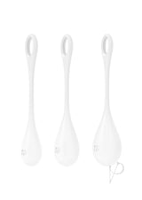 Satisfyer Yoni Power 1 Silicone Weighted Ben Wa Balls Set - White