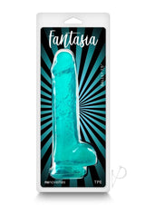 Fantasia Ballsy Dildo 4.5in - Teal