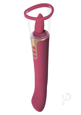 Bodywand Socialite Provacateur Rechargeable Silicone Double End Lingus Vibrator - Pink