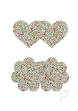 Pretty Pasties Heart and Flower Glow in the Dark - Multicolor