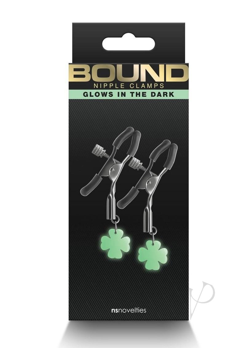 Bound Nipple Clamps G4 Iron Glow in the Dark - Gray