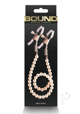 Bound Nipple Clamps DC1 - Rose Gold