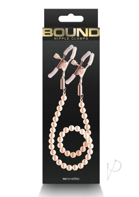 Bound Nipple Clamps DC1 - Rose Gold