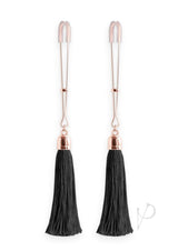 Bound Nipple Clamps T1 - Rose Gold/Black