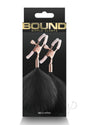 Bound Nipple Clamps F1 - Rose Gold/Black