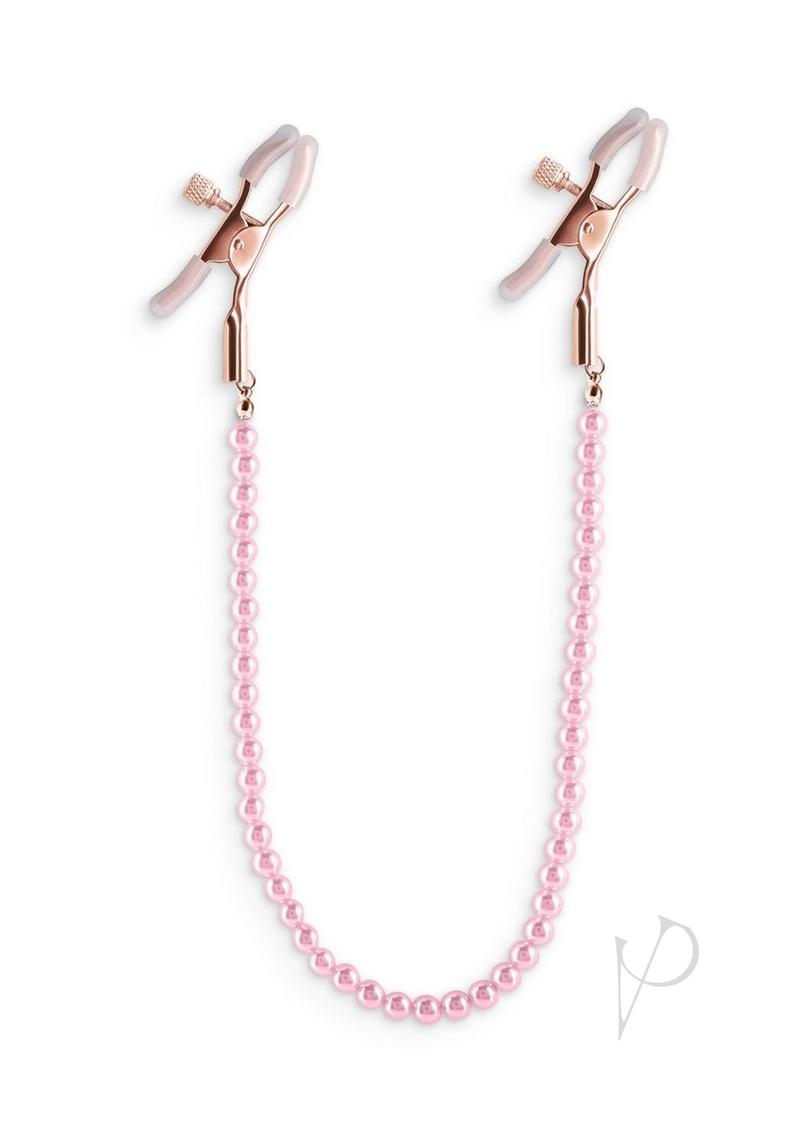 Bound Nipple Clamps DC1 - Rose Gold/Pink