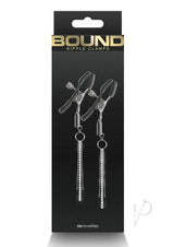 Bound Nipple Clamps D3 - Gunmetal Gray