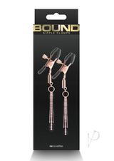 Bound Nipple Clamps D3 - Rose Gold