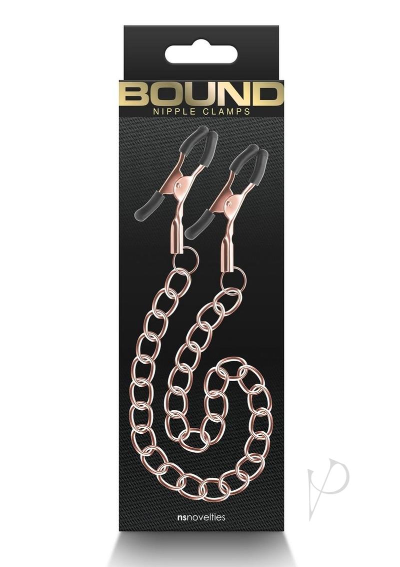 Bound Nipple Clamps DC2 - Rose Gold