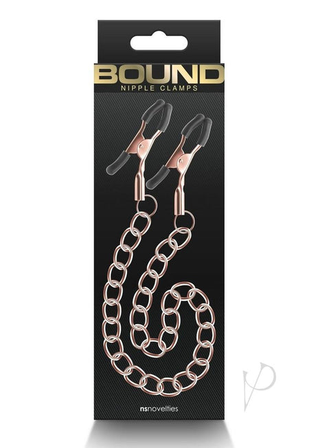 Bound Nipple Clamps DC2 - Rose Gold