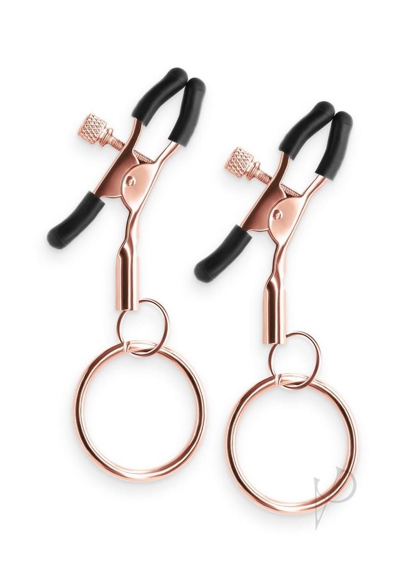 Bound Nipple Clamps C2 - Rose Gold