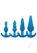 Blue Line Anal Training Set (4 Piece) - Blue