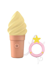 Cand'Ice Rechargeable Silicone Clitoral Stimulator - Vanilla Pop