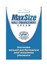 Swiss Navy MAX Size Cream 5ml Foil Packet