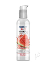 Swiss Navy 4 In 1 Flavored Lubricant 4oz - Watermelon