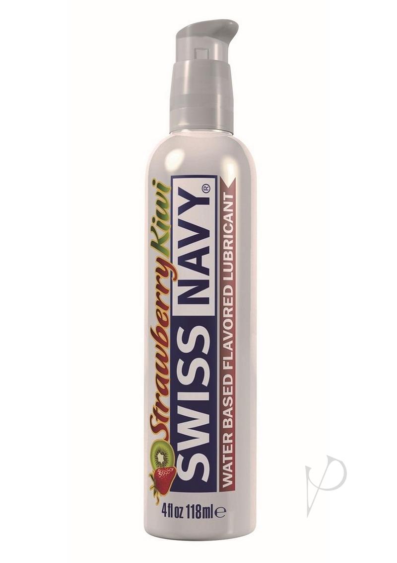 Swiss Navy Flavored Lubricant 4oz/118ml - Strawberry Kiwi