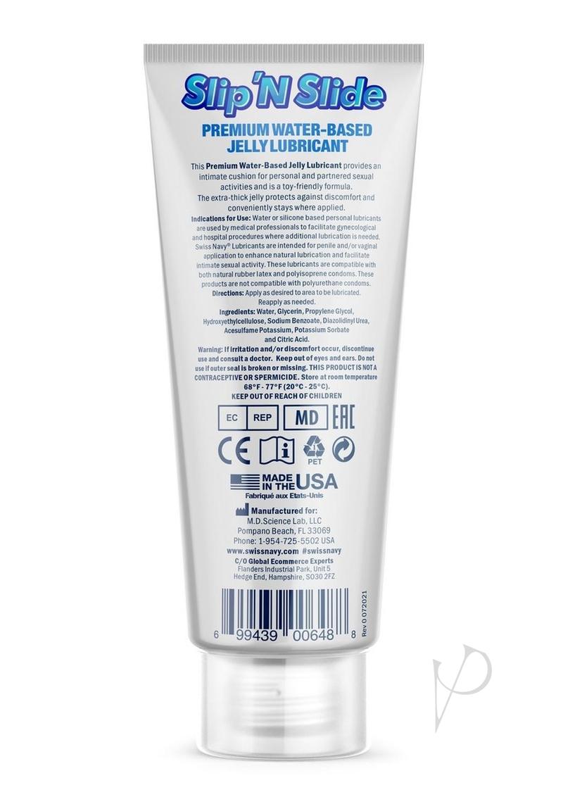 Swiss Navy Slip`N Slide Premium Jelly Lubricant 2oz/59ml.