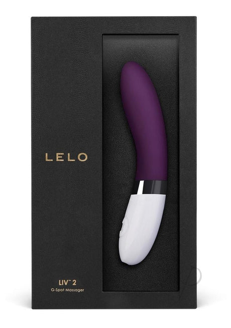 Liv 2 Rechargeable Silicone Vibrator - Plum Purple