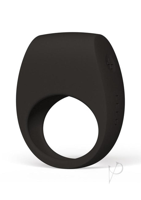 Tor 3 Rechargeable Silicone Vibrating Couples Cock Ring - Black