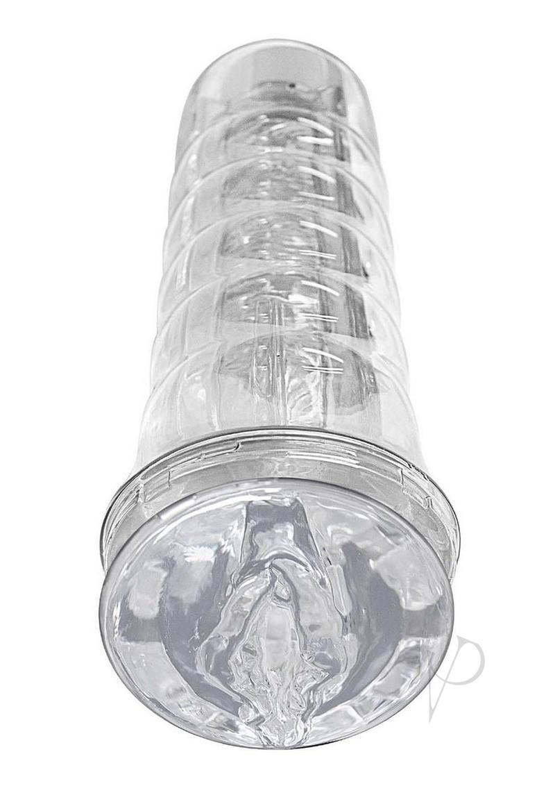Dream-Lite Crystal Vagina Masturbator - Clear