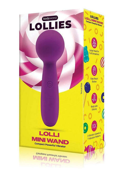 Bodywand Mini Lollies Rechargeable Silicone Mini Vibrator - Purple