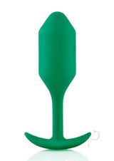B-Vibe Snug Plug 2 Silicone Weighted Anal Plug - Green