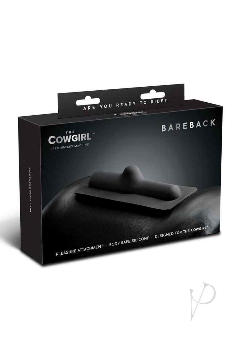 Cowgirl Bareback Silicone Attachment - Black