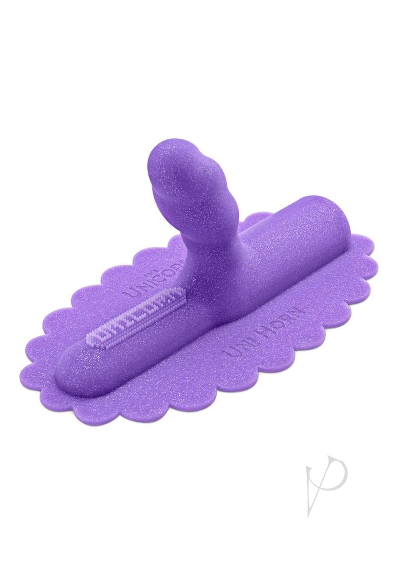 Cowgirl Unicorn Uni Horn Silicone Attachment - Purple