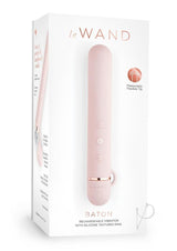 Le Wand Baton Rechargeable Silicone Vibrator - Rose Gold