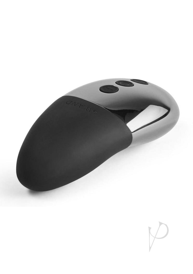 Le Wand Point Rechargeable Silicone Contoured Mini Massager - Black