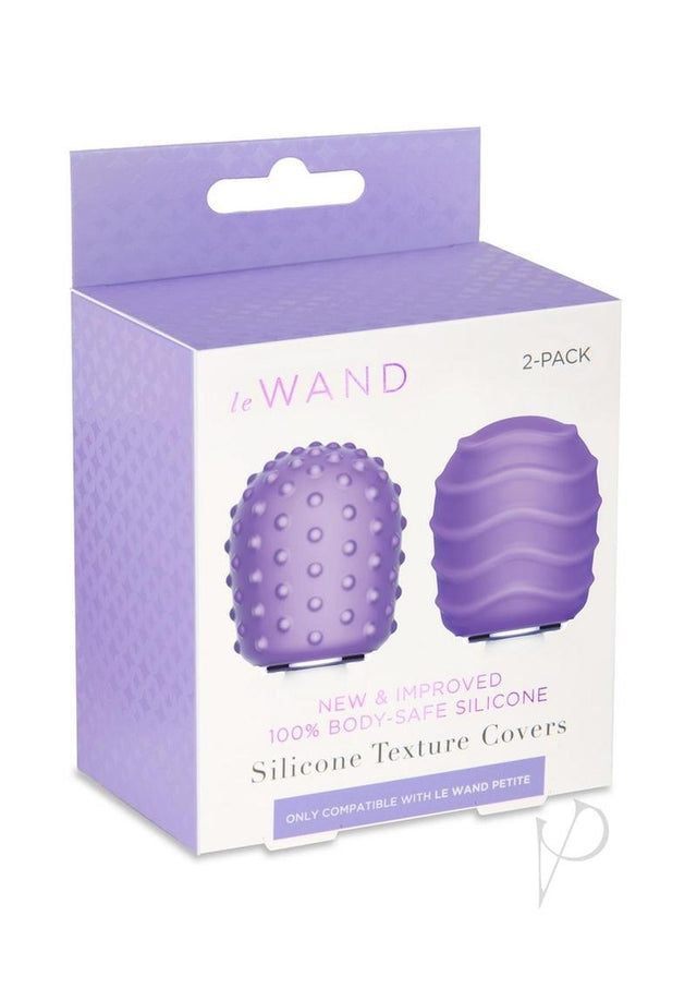 Le Wand Petite Silicone Textured Covers (2 per Pack) - Grey