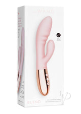 Le Wand Blend Rechargeable Silicone Rabbit Vibrator - Rose Gold