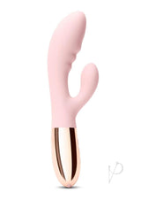 Le Wand Blend Rechargeable Silicone Rabbit Vibrator - Rose Gold