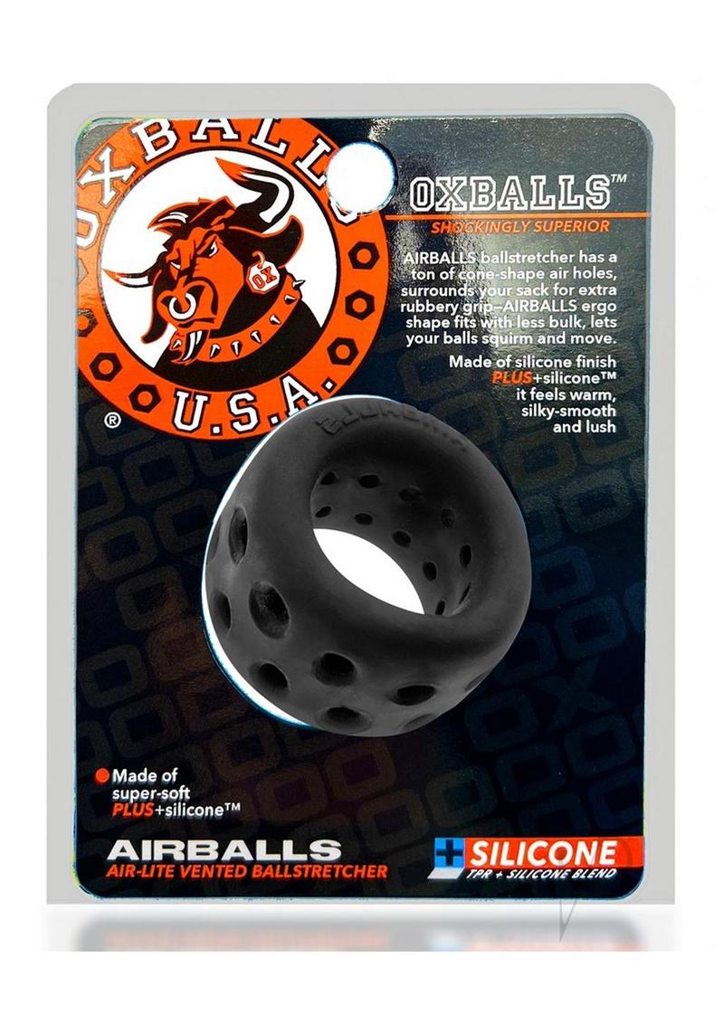 Airballs Air-Lite Silicone Ballstretcher - Black Ice